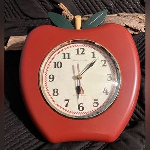 Sterling & Noble vintage Apple Clock